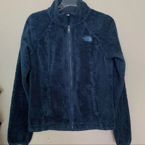 The North Face Blue Plush Osito Teddy Zipper Jacket